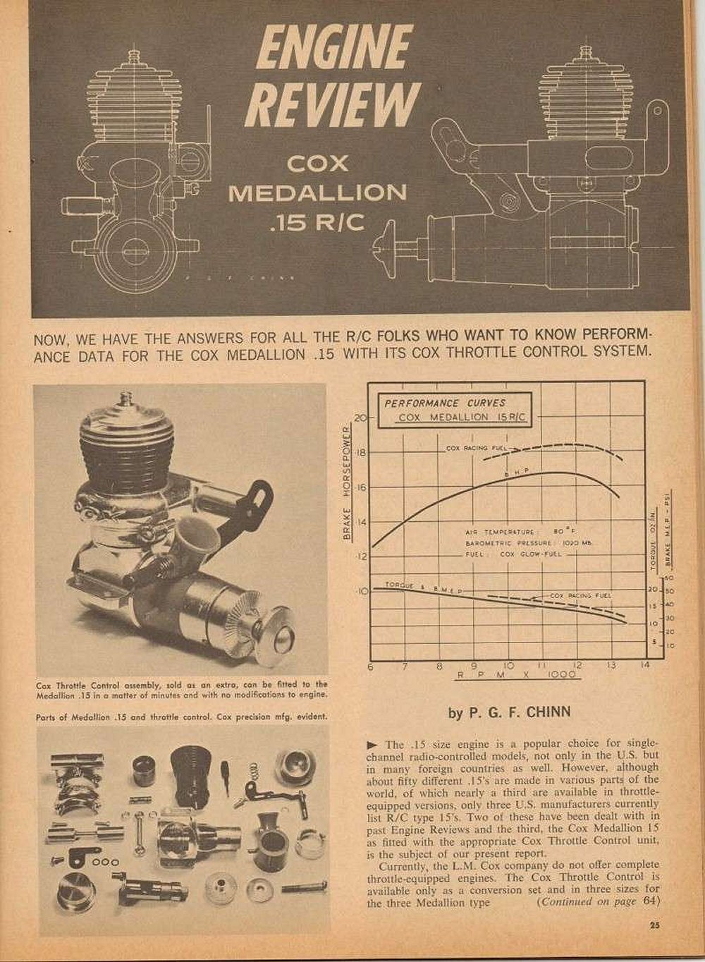 Cox Medallion 15 RC